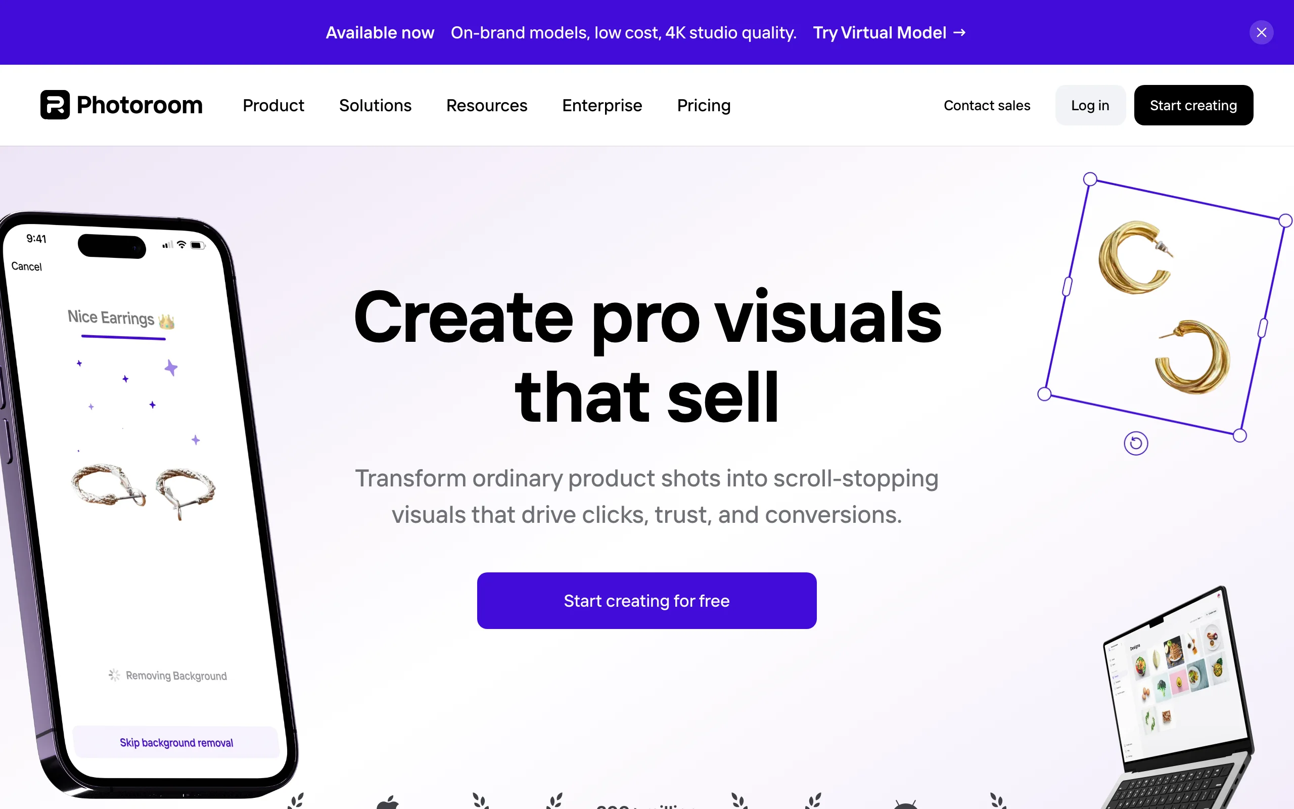 Photoroom screenshot