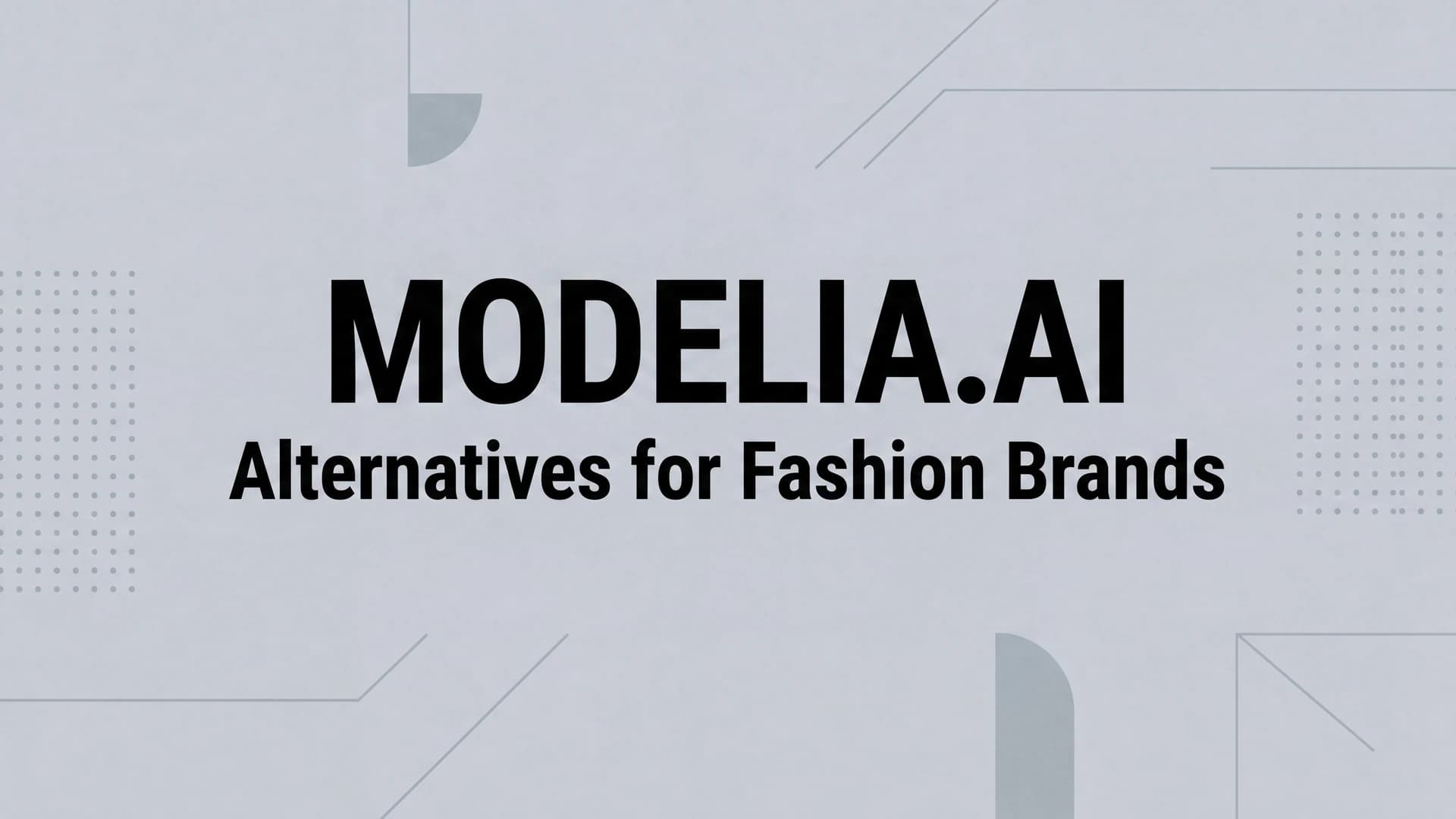 Comparison of Modelia.ai alternatives for AI fashion photography
