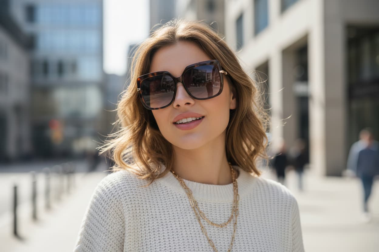 AI model photography for Sunglasses