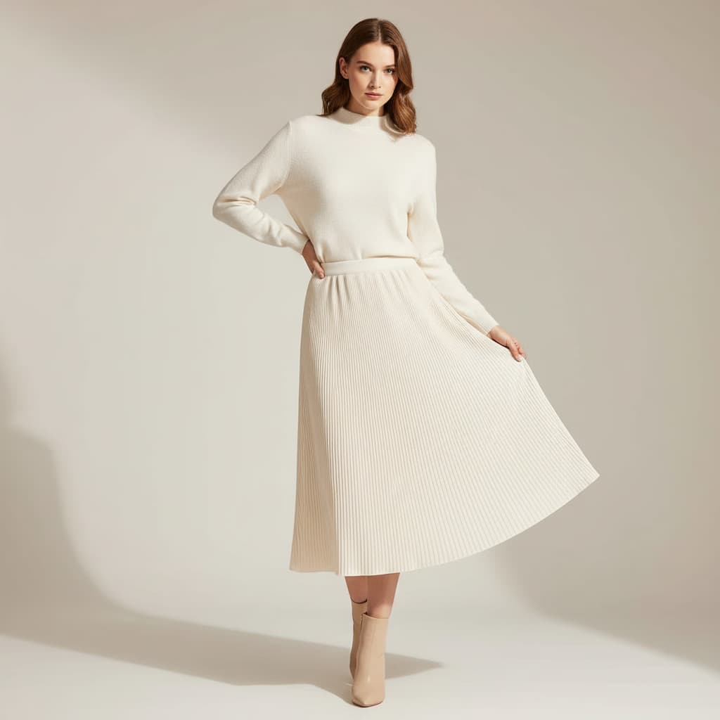 Pleated Skirt Transformation - After