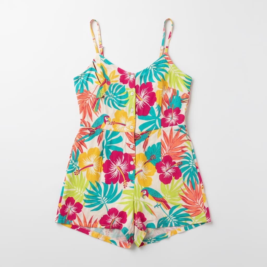 Floral Romper Transformation - Before