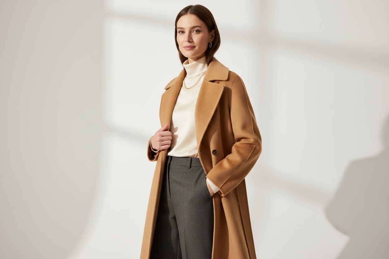 AI model photography for Coats