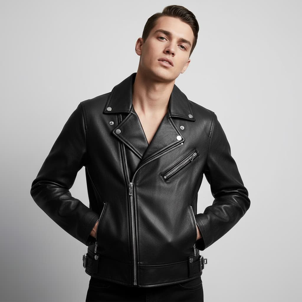 Leather Jacket Transformation - After