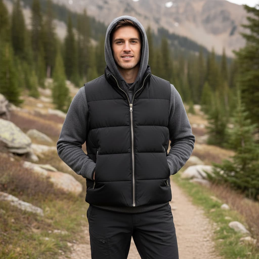 Puffer Vest Transformation - After