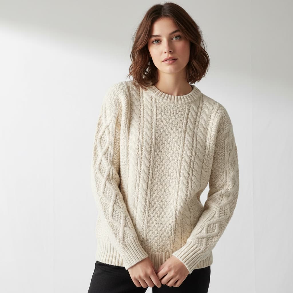 Cable Knit Transformation - After