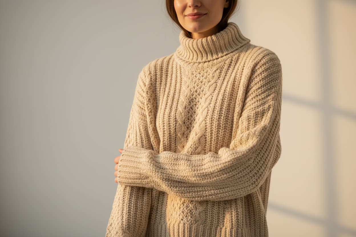 AI model photography for Sweaters