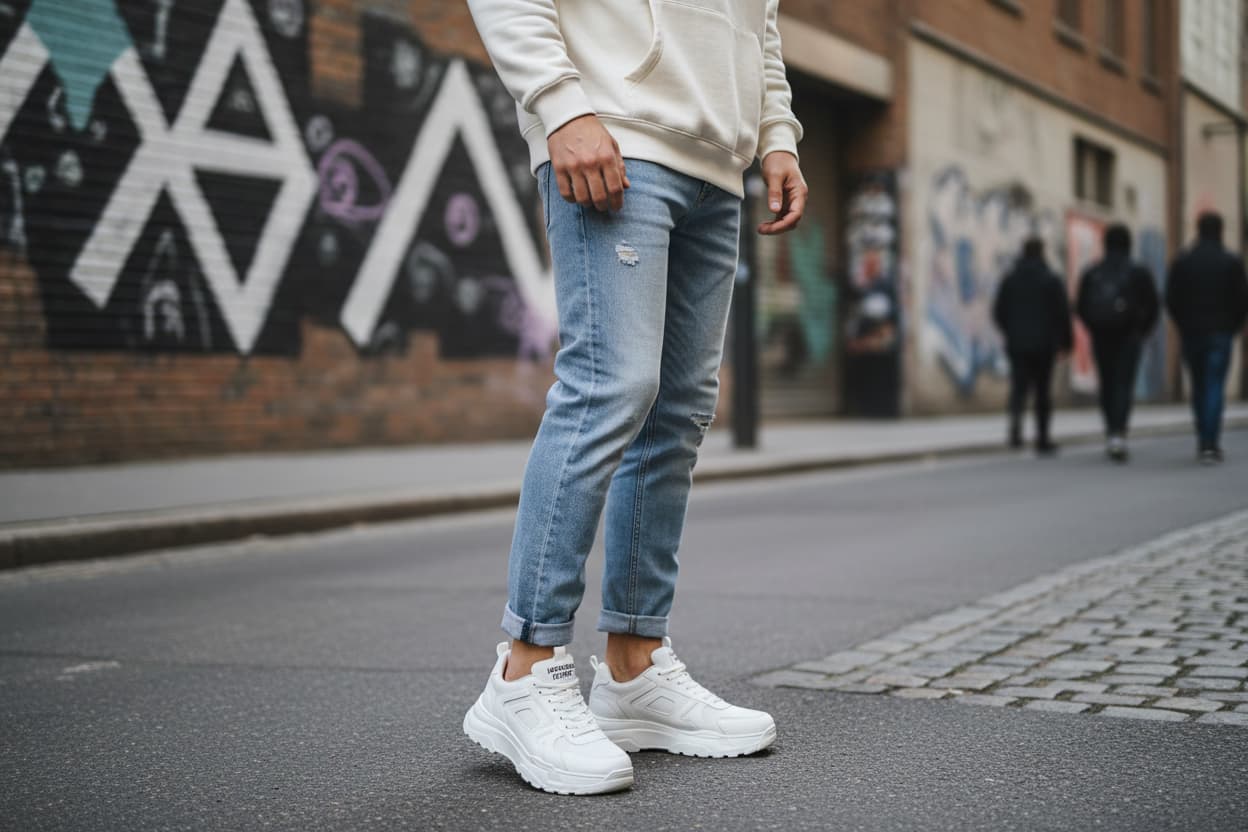 AI model photography for Sneakers