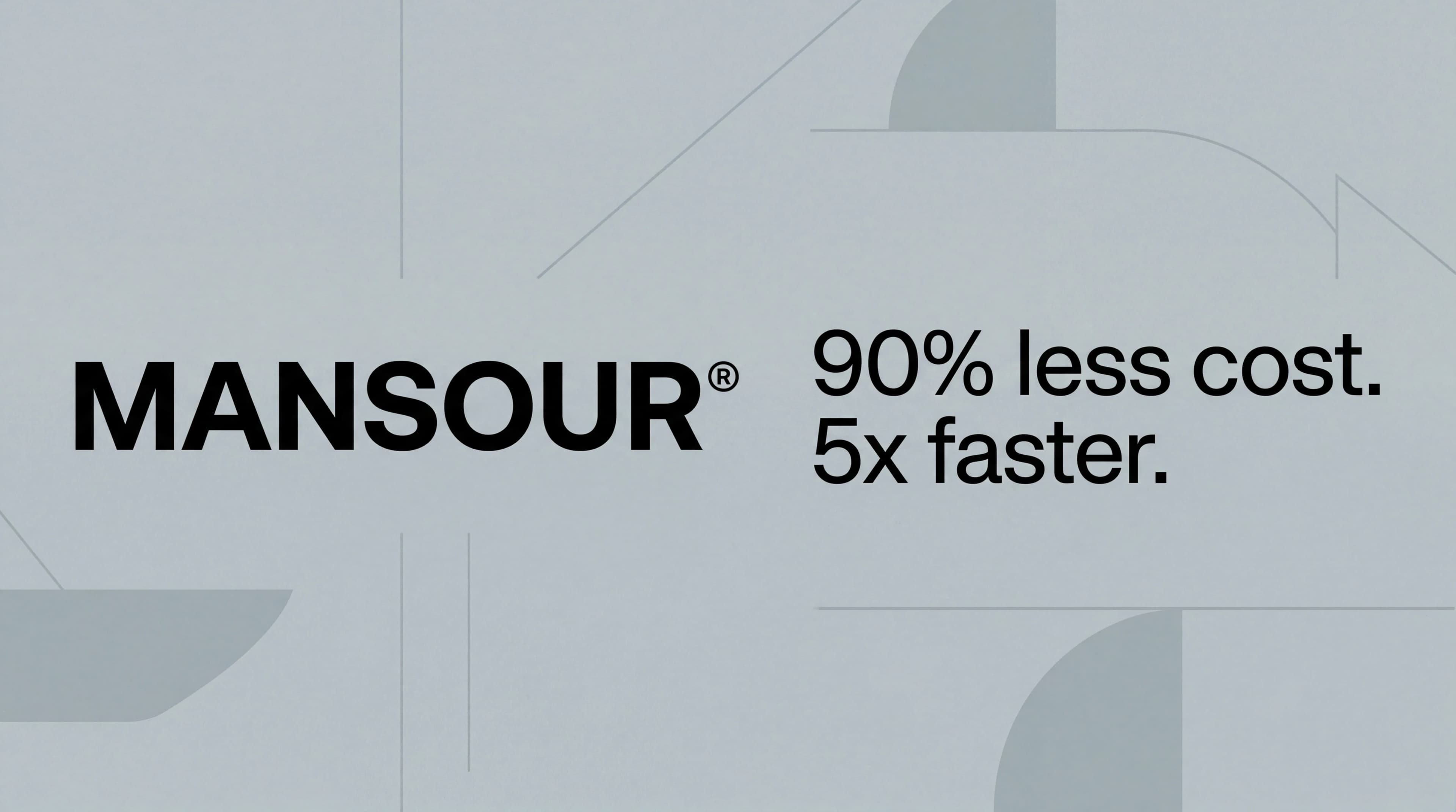 Mansour premium clothing collection displayed on AI-generated models