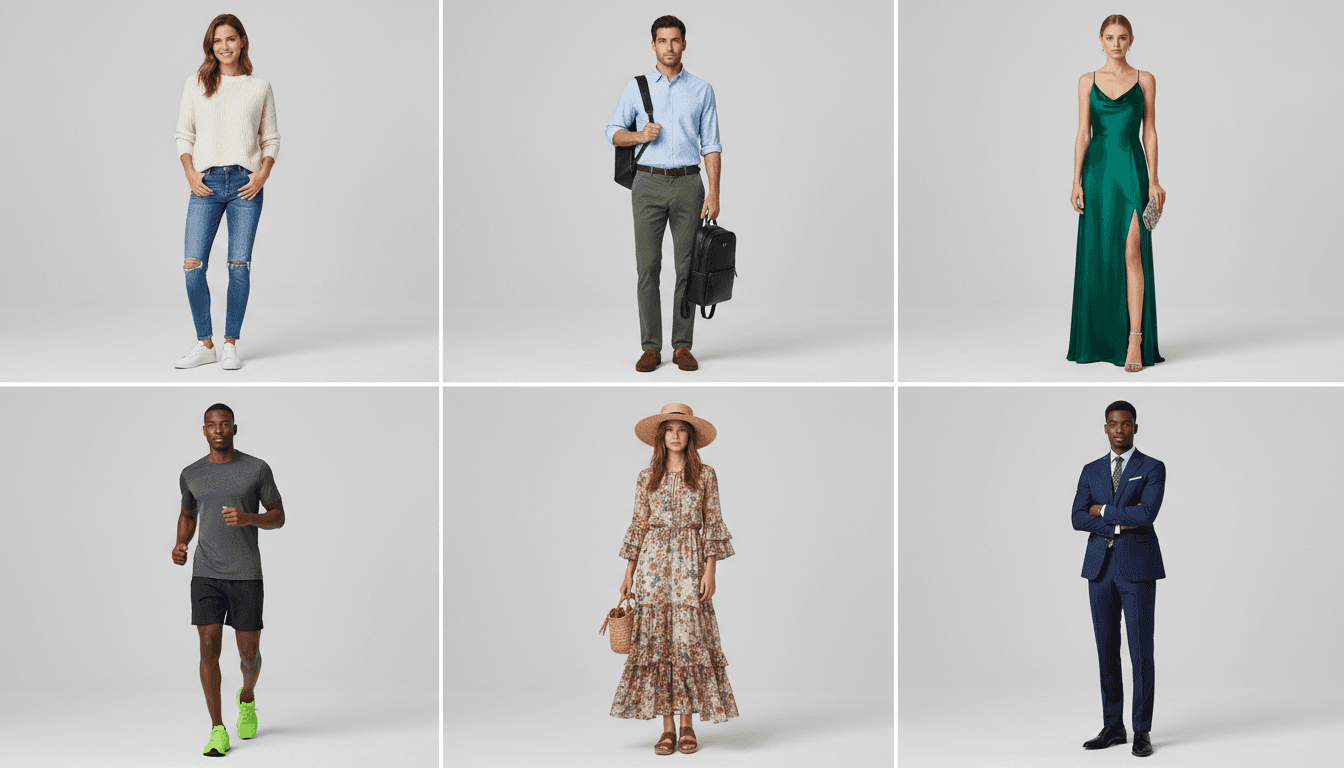 Professional AI model photography for online retail e-commerce product catalogs