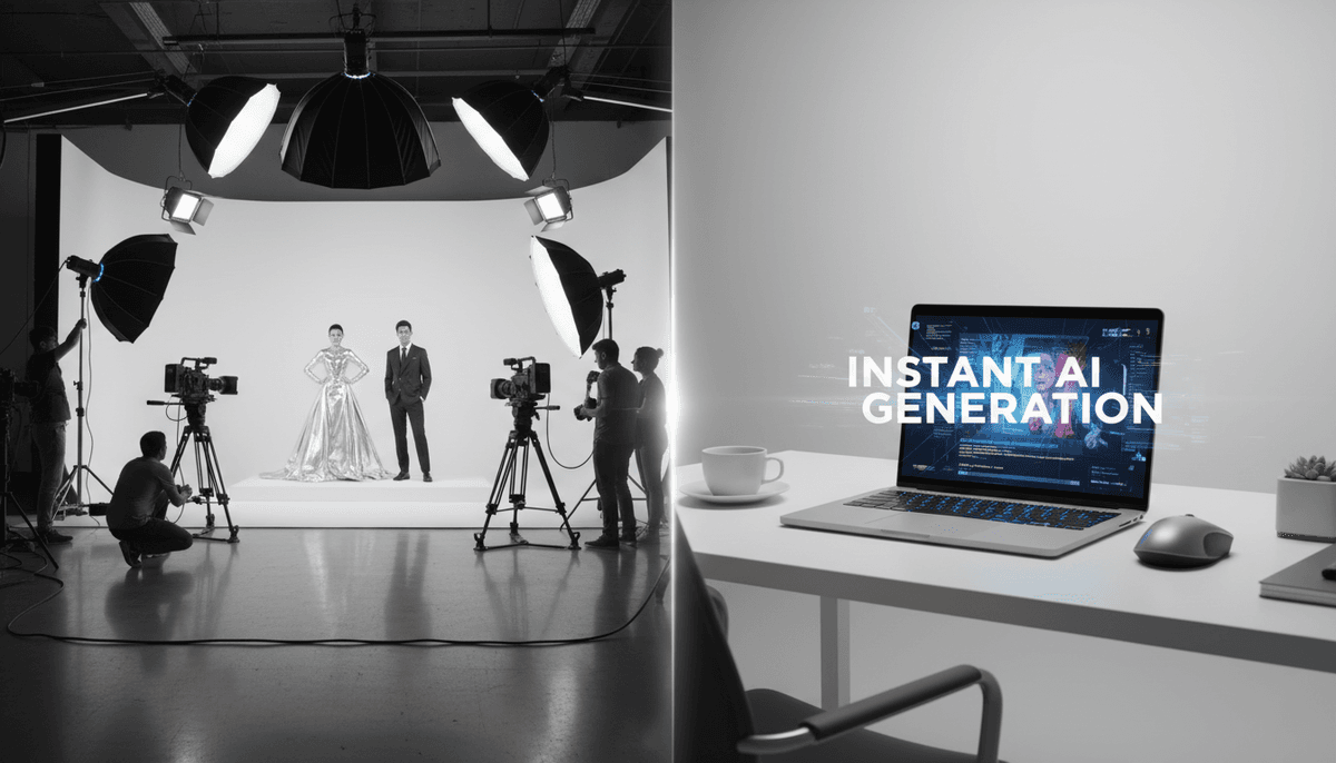 Cost-effective e-commerce photography with AI