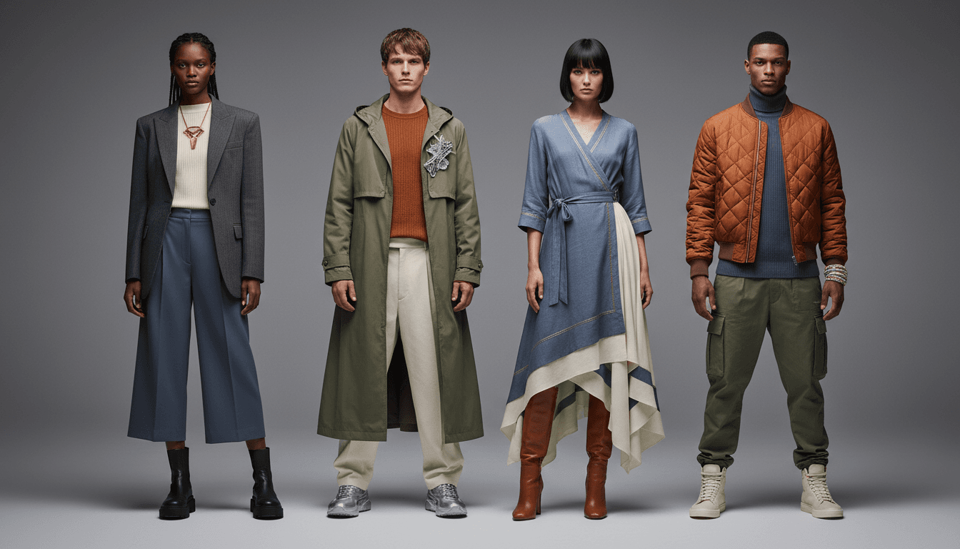 Professional e-commerce lookbook created with AI