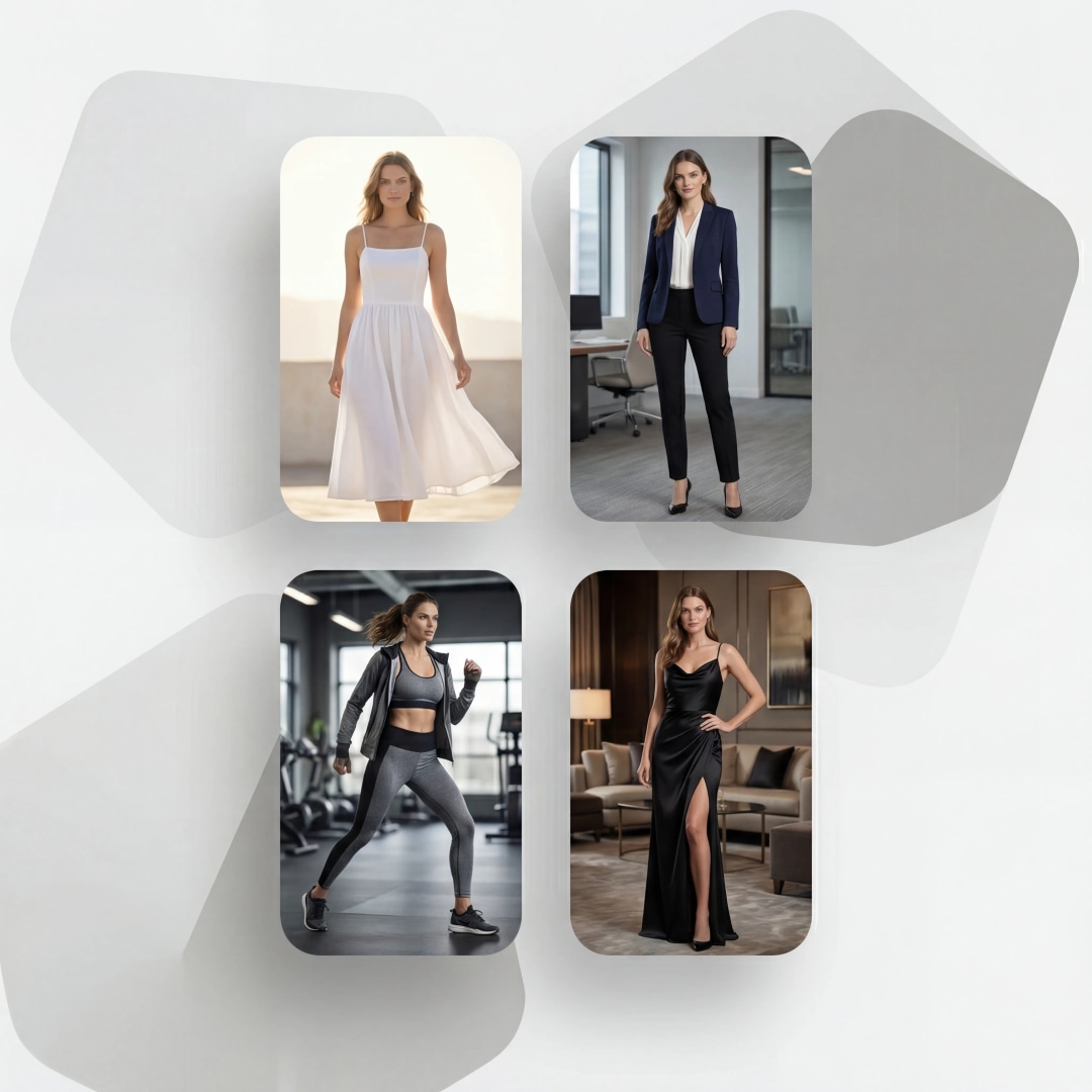 Consistent AI model personas across different poses for e-commerce catalog