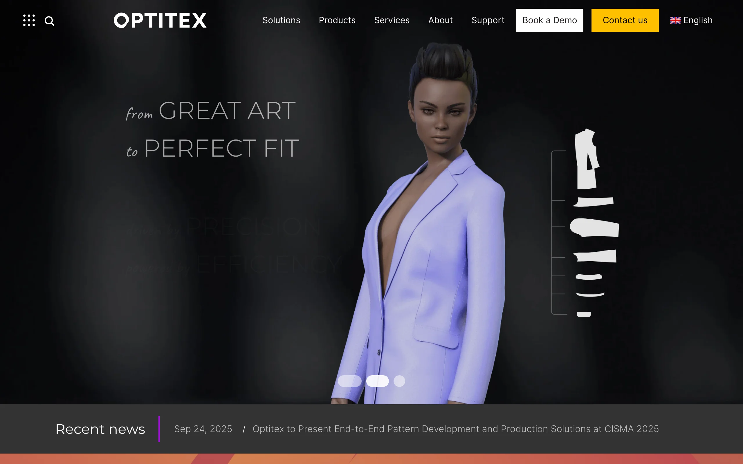 Optitex screenshot