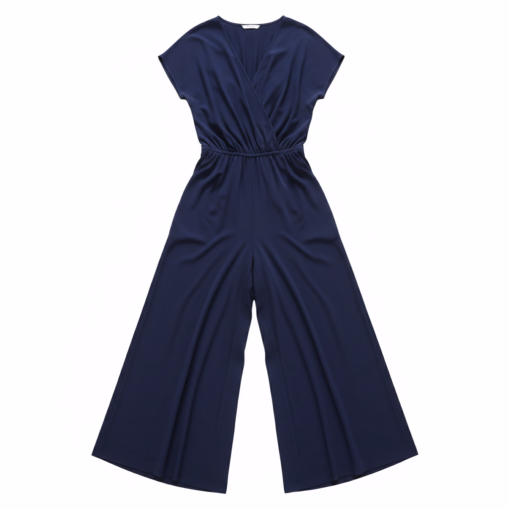 Wide-Leg Jumpsuit Transformation - Before