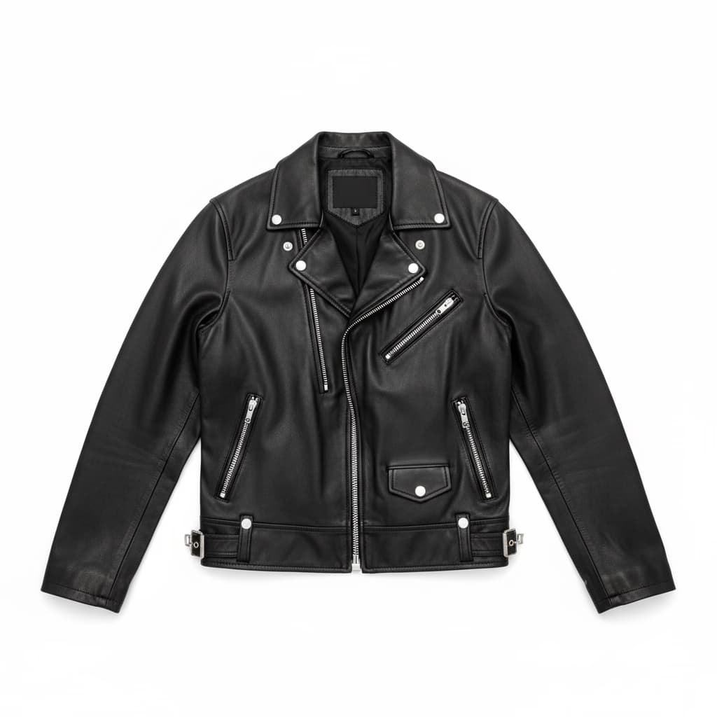 Leather Jacket Transformation - Before