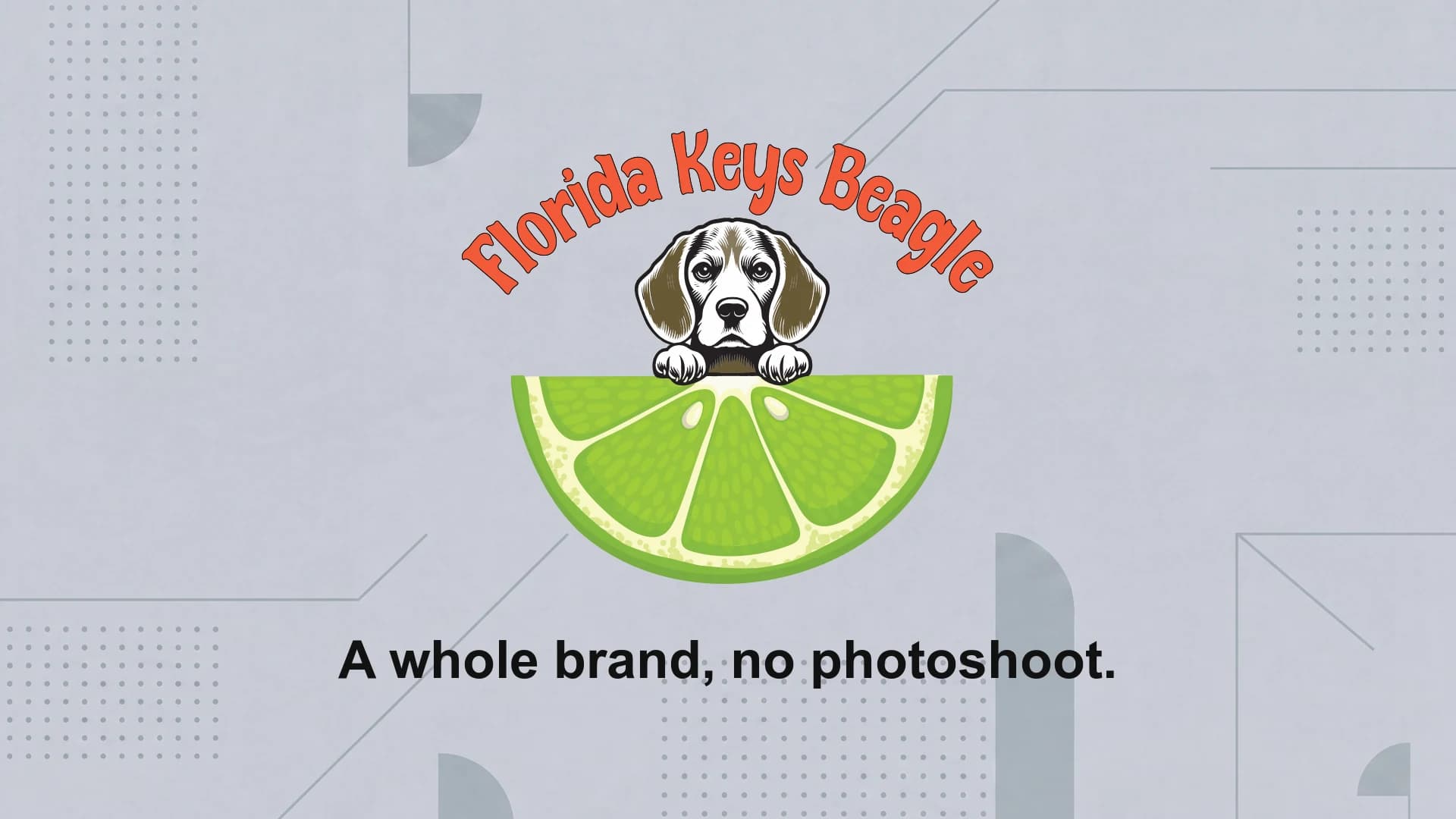 Florida Keys Beagle apparel on AI-generated models with beagles in the Florida Keys