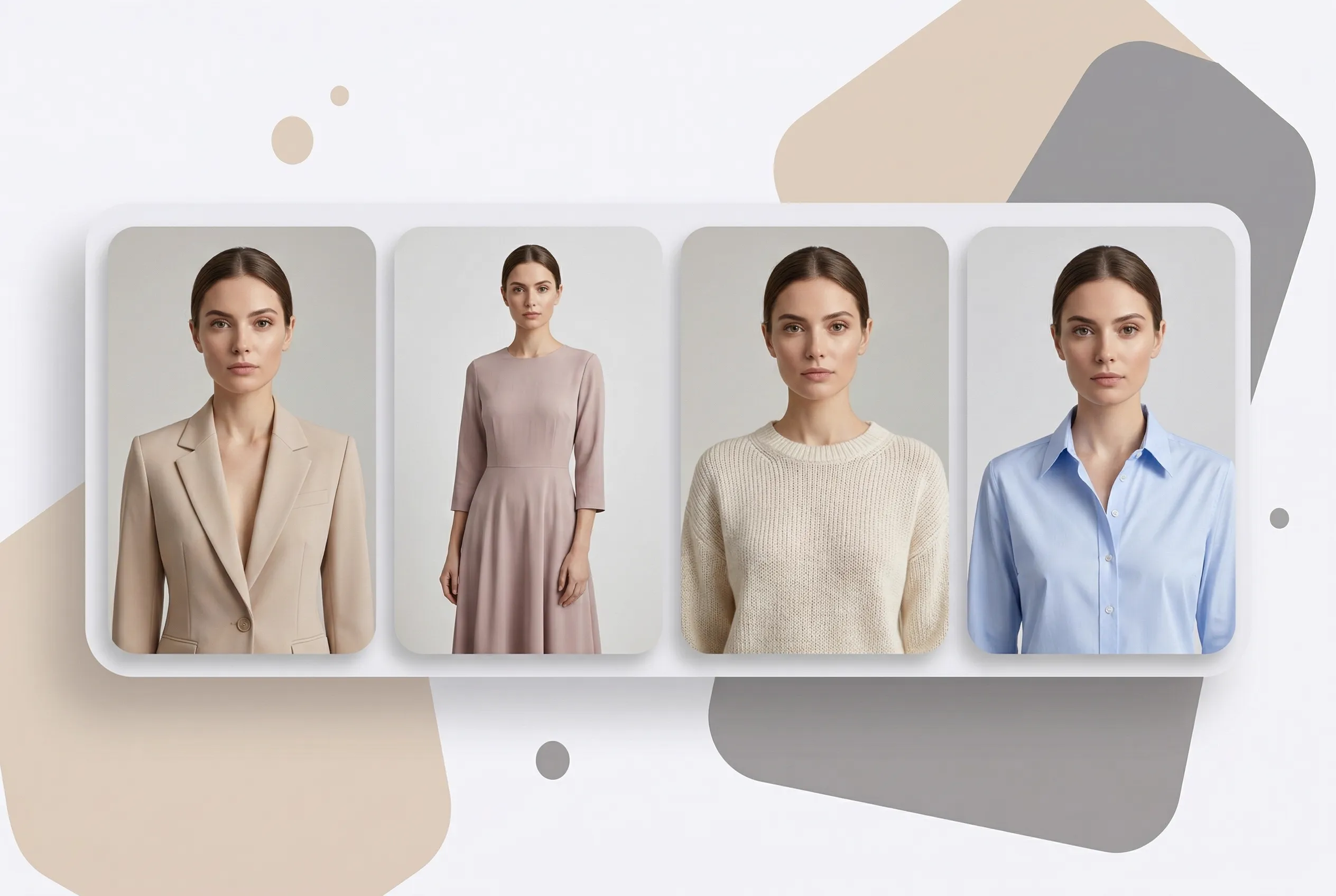 AI model swap consistent identity across fashion catalog for cohesive brand imagery