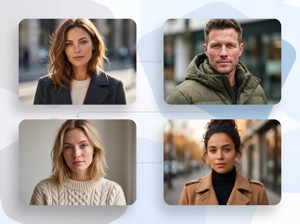 High-resolution on-model photo ready for a product catalog