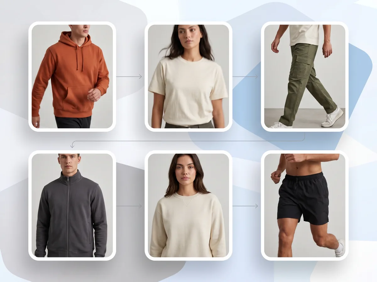 La colección de una marca de ropa con un video para cada pieza