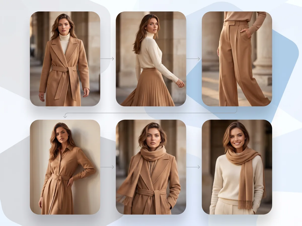 Une collection de mode complète produite en série de vidéos