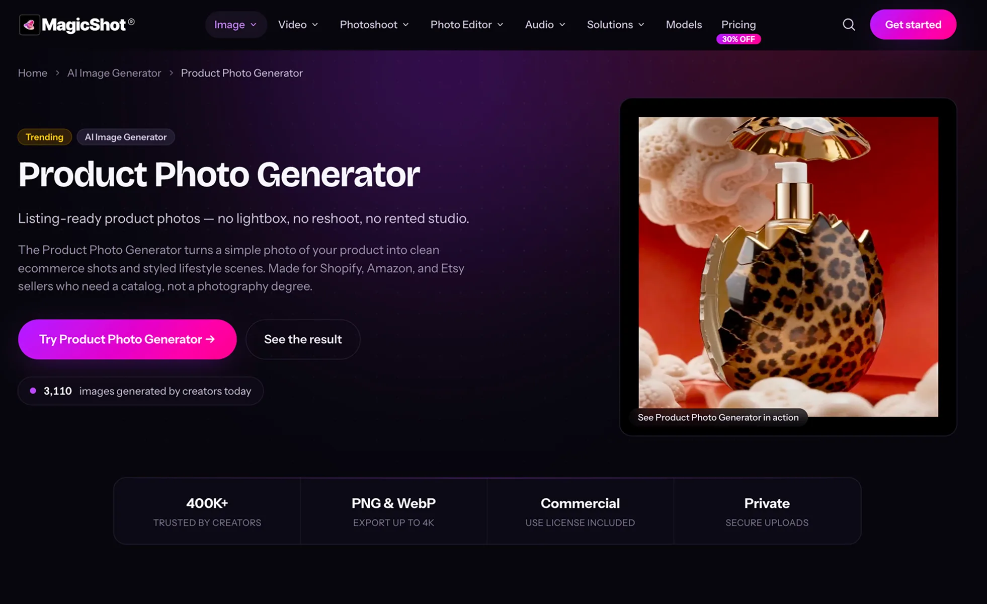 AI Product Photography with MagicShot