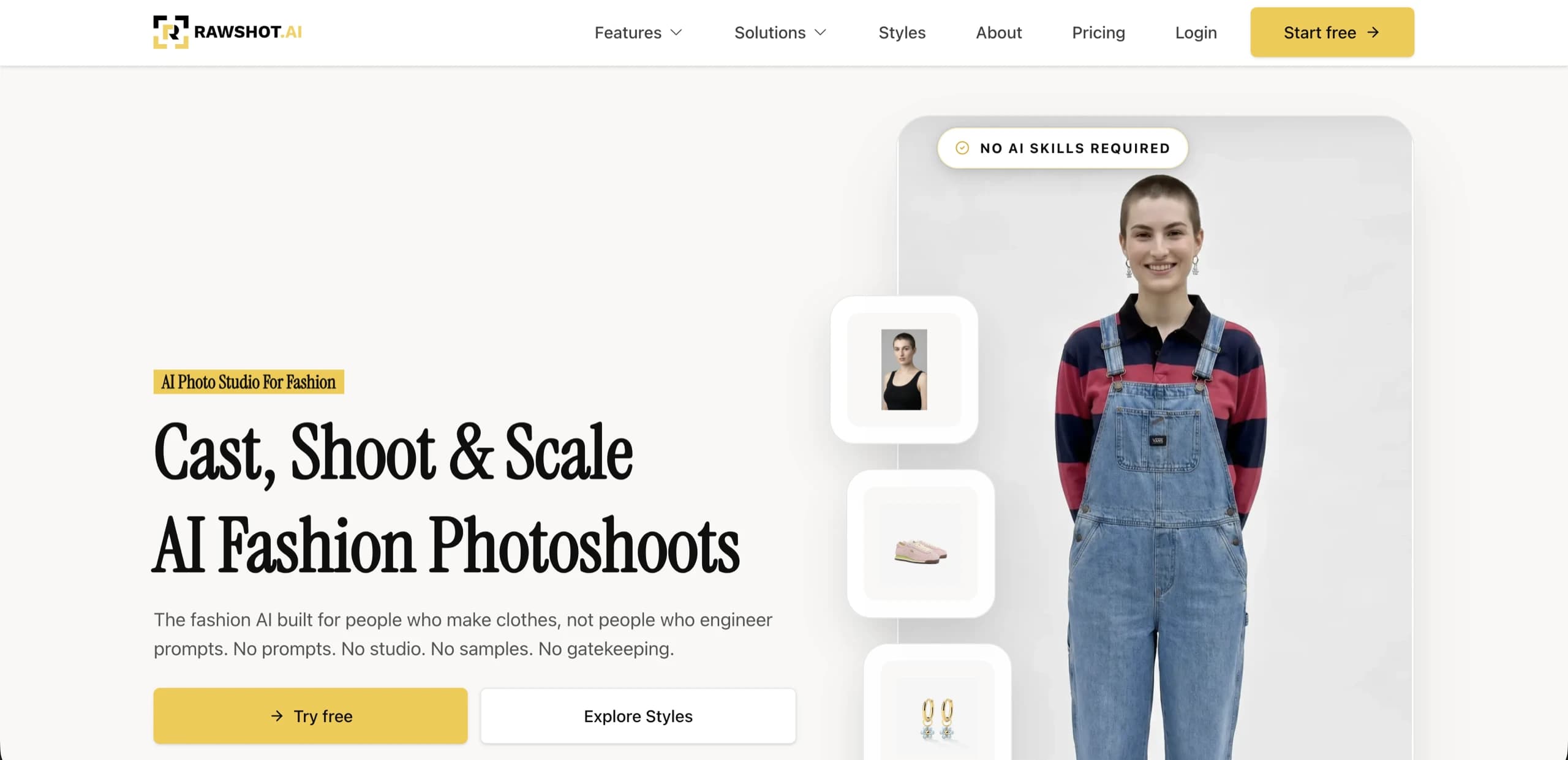 AI Product Photography with Rawshot