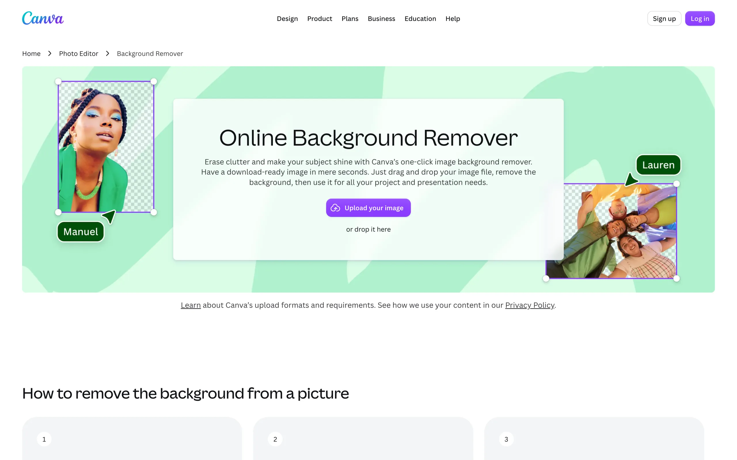 AI Background Removal with Canva Magic Studio