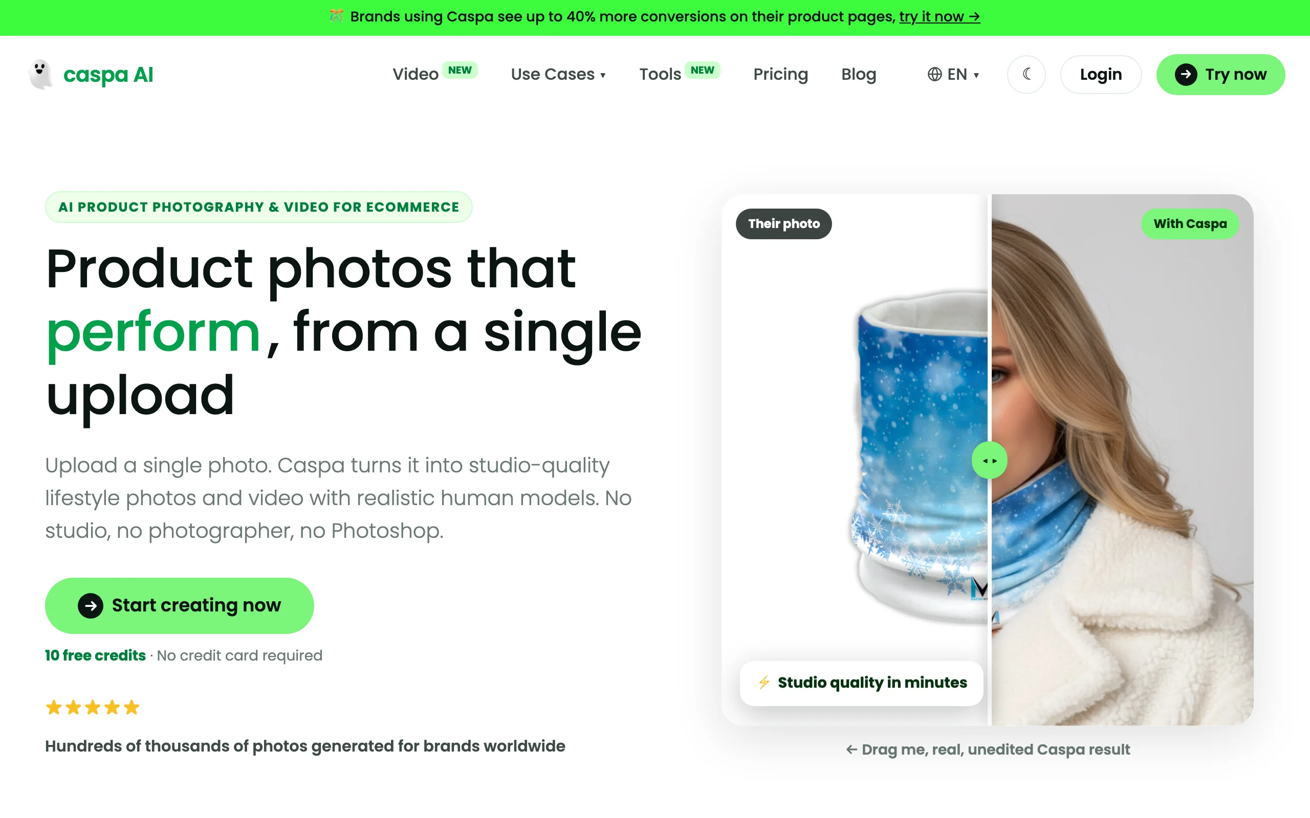 AI Furniture Product Photography with Caspa AI
