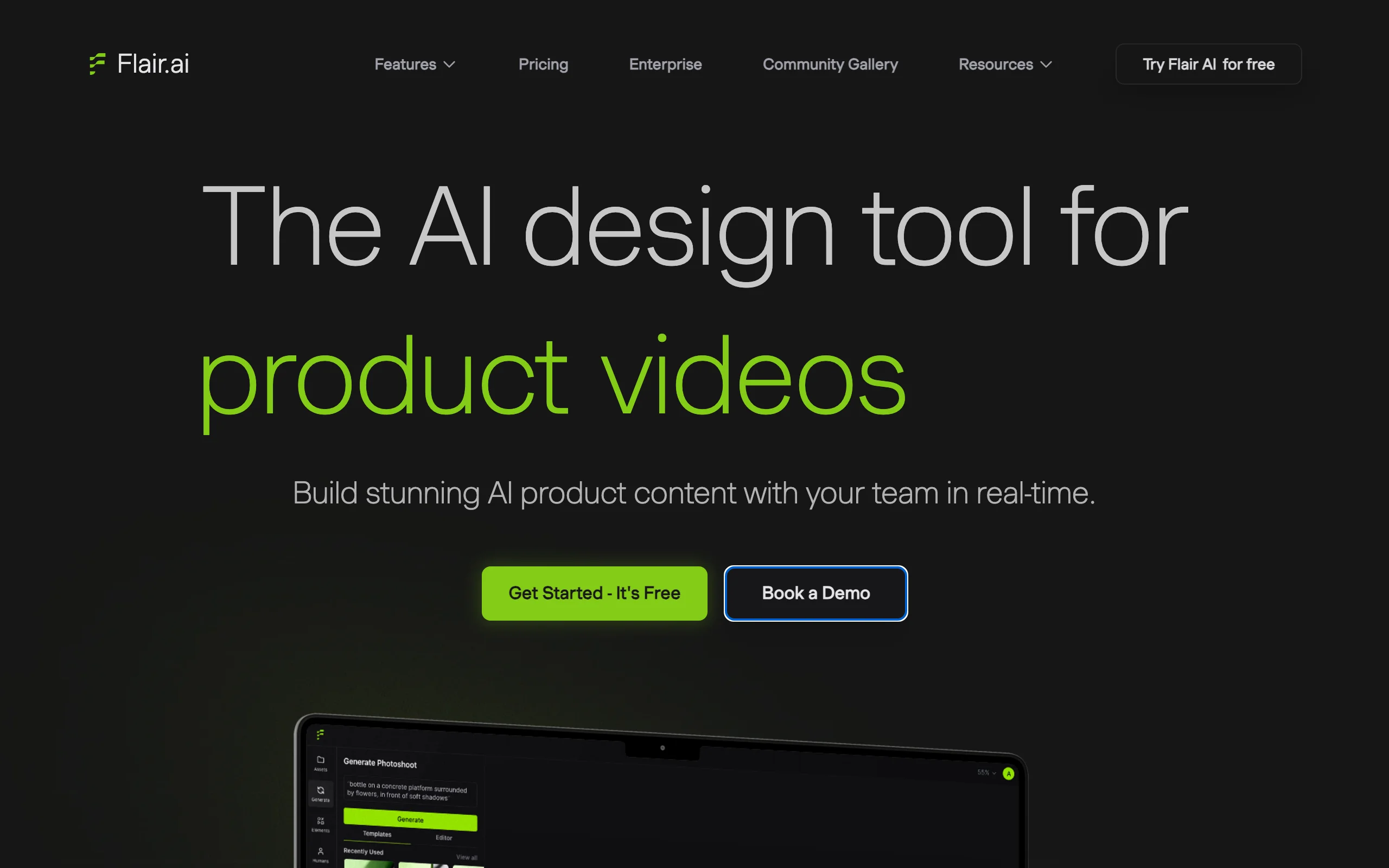 AI Furniture Product Photography with Flair AI