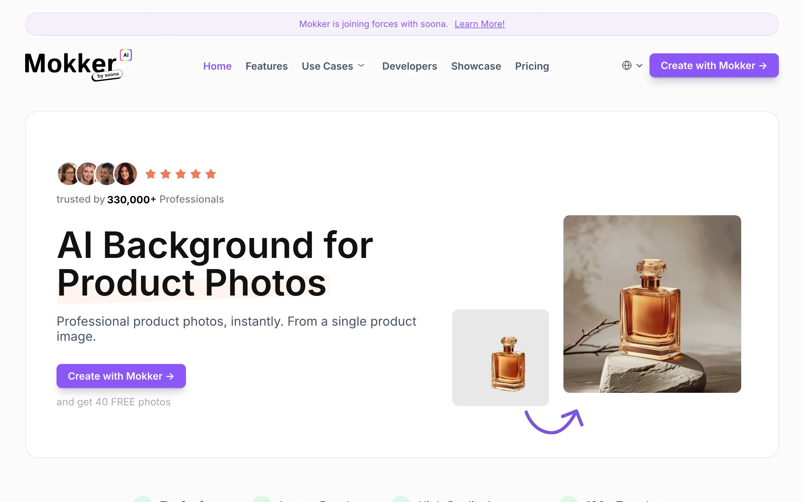 AI Furniture Product Photography with Mokker