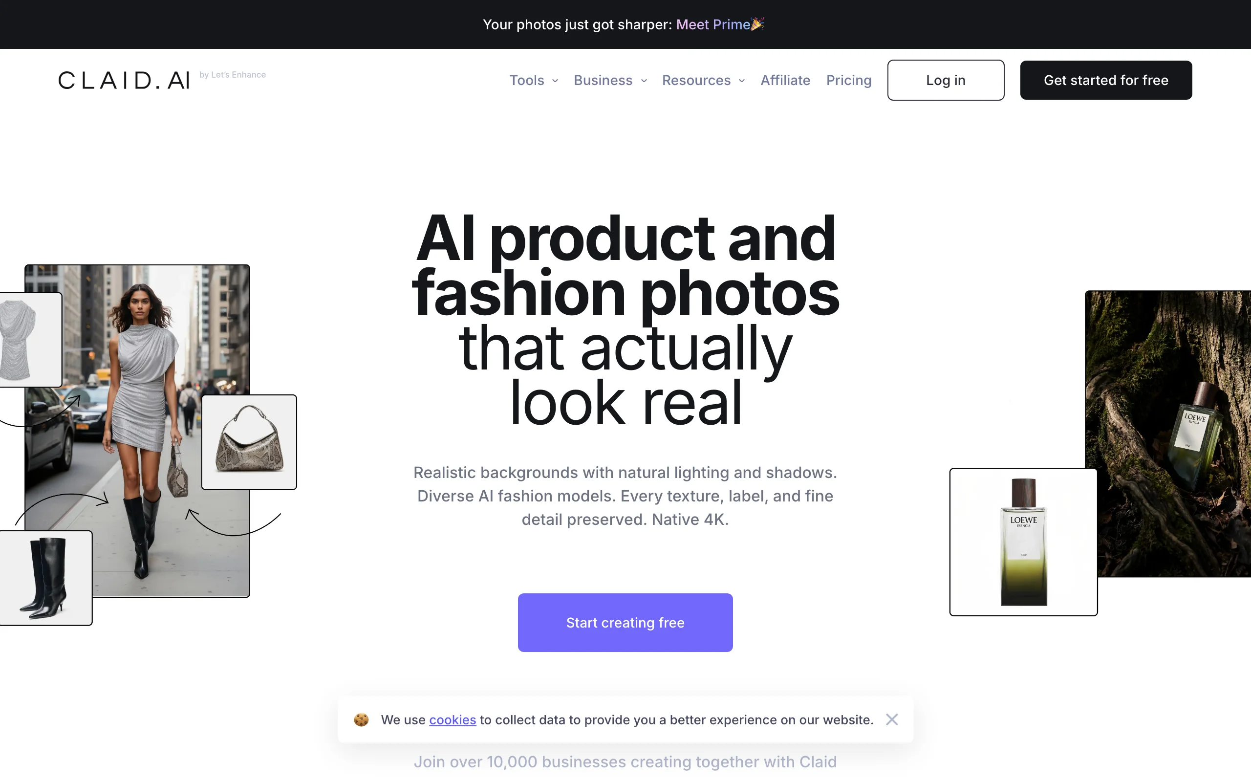 AI Lifestyle Photo Generator with Claid