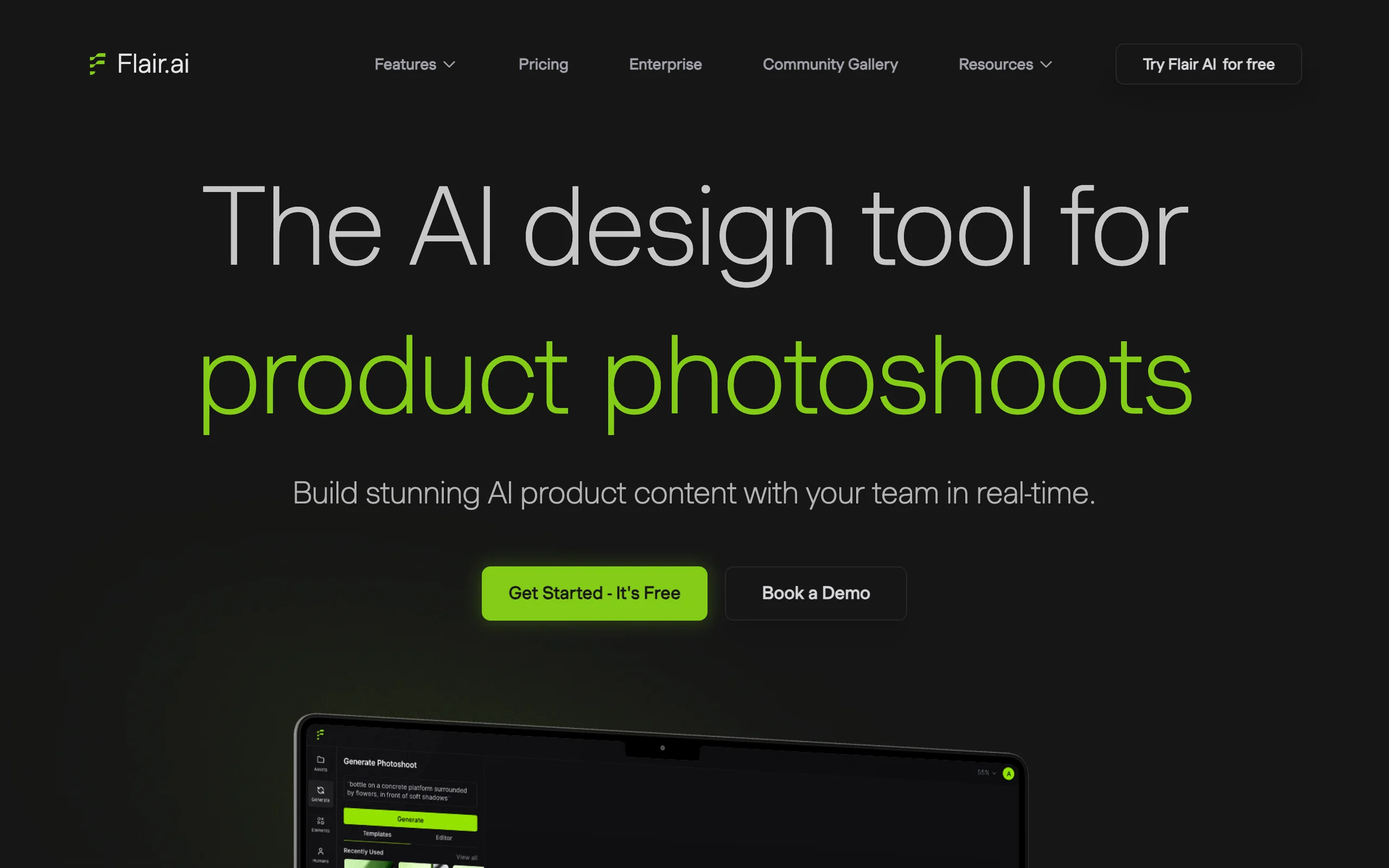 AI Lifestyle Photo Generator with Flair.ai