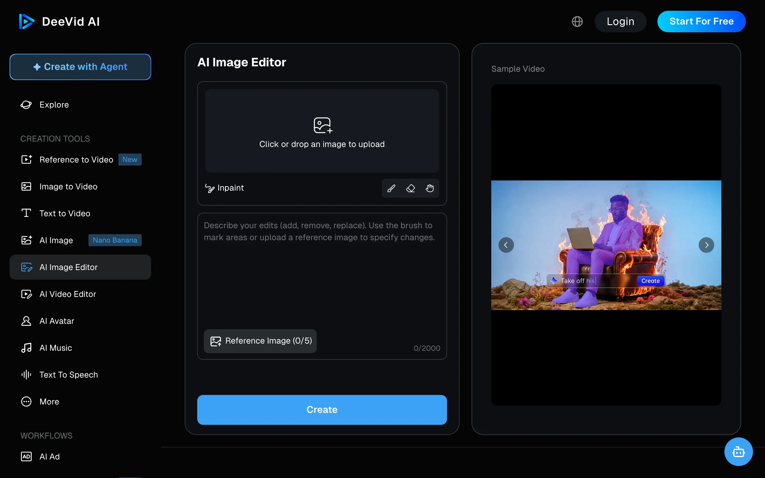 AI Photo Editor with DeeVid AI