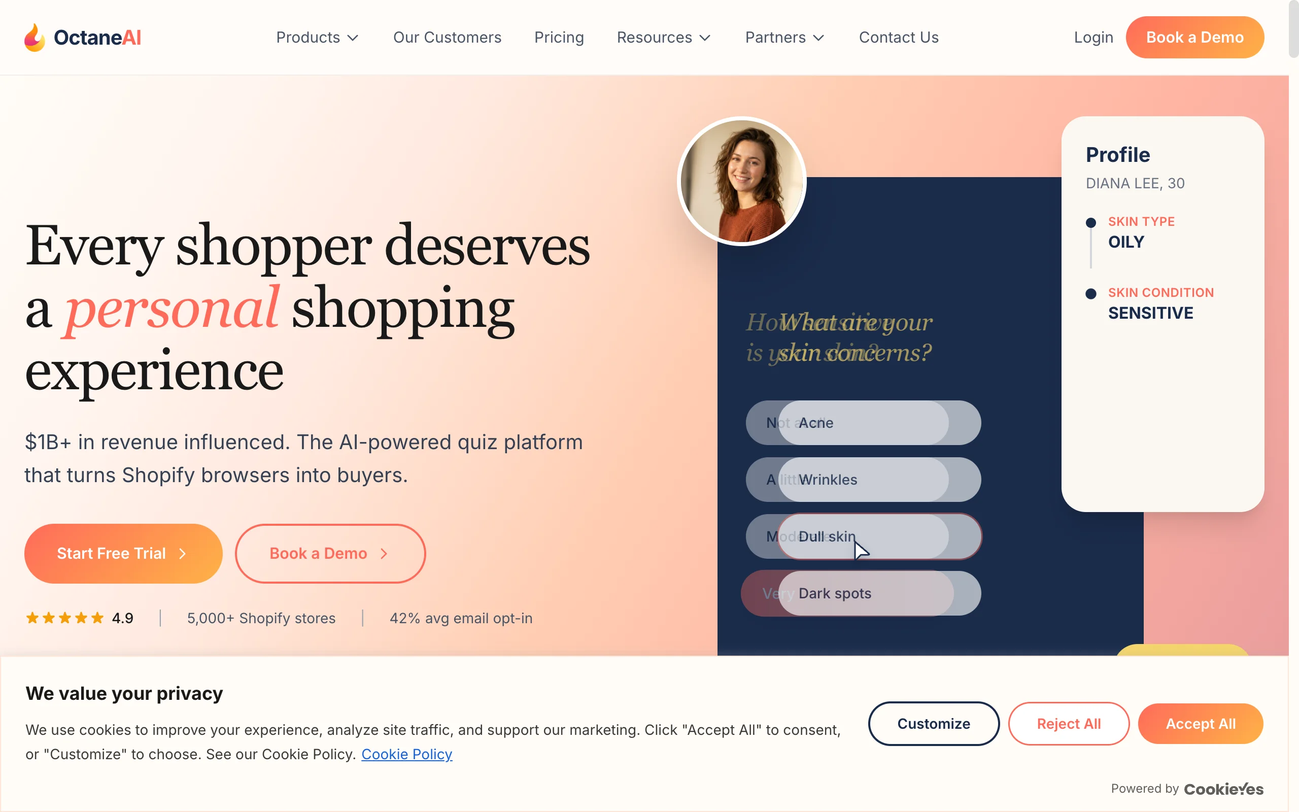 Best AI Tools For Shopify Clothing Stores with Octane AI