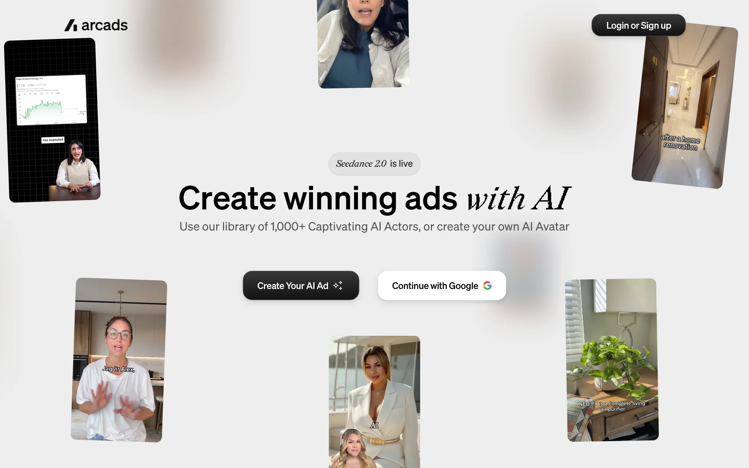 AI Video Clothing Brand Instagram with Arcads