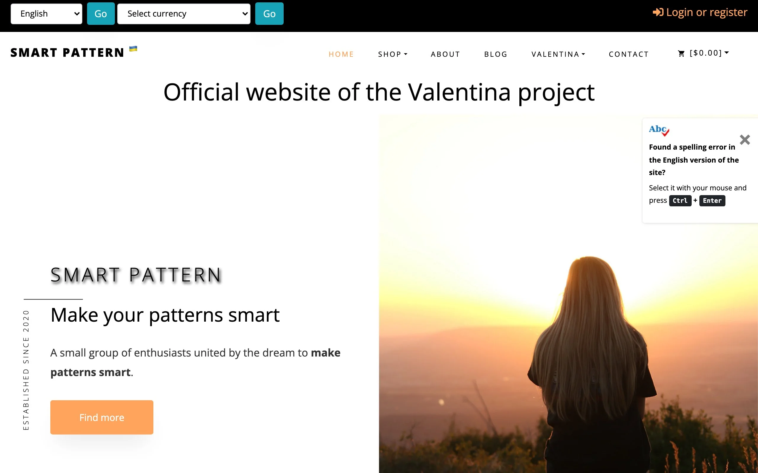 Valentina clothing design app showing open-source pattern drafting interface