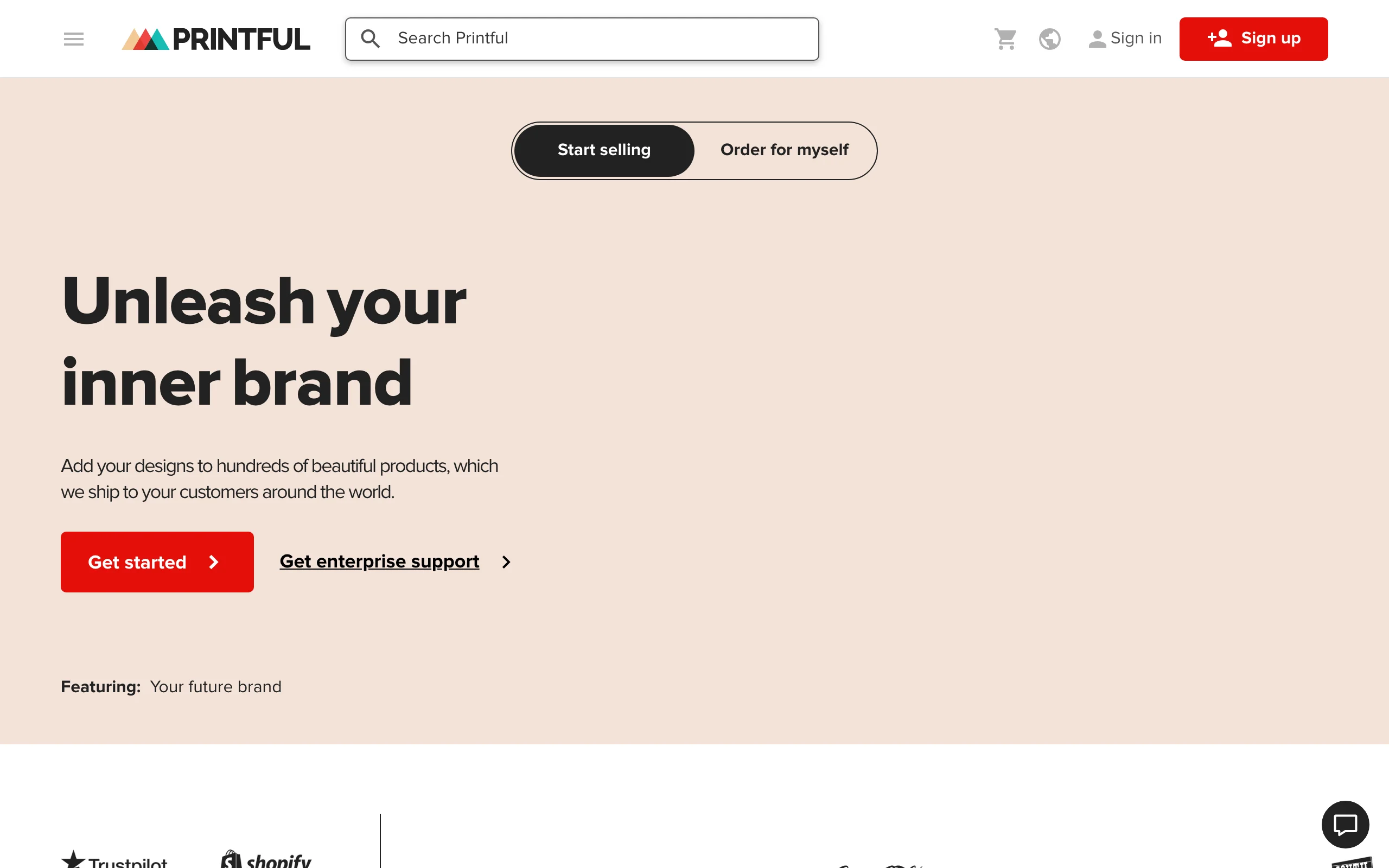 Apps To Start A Clothing Brand with Printful