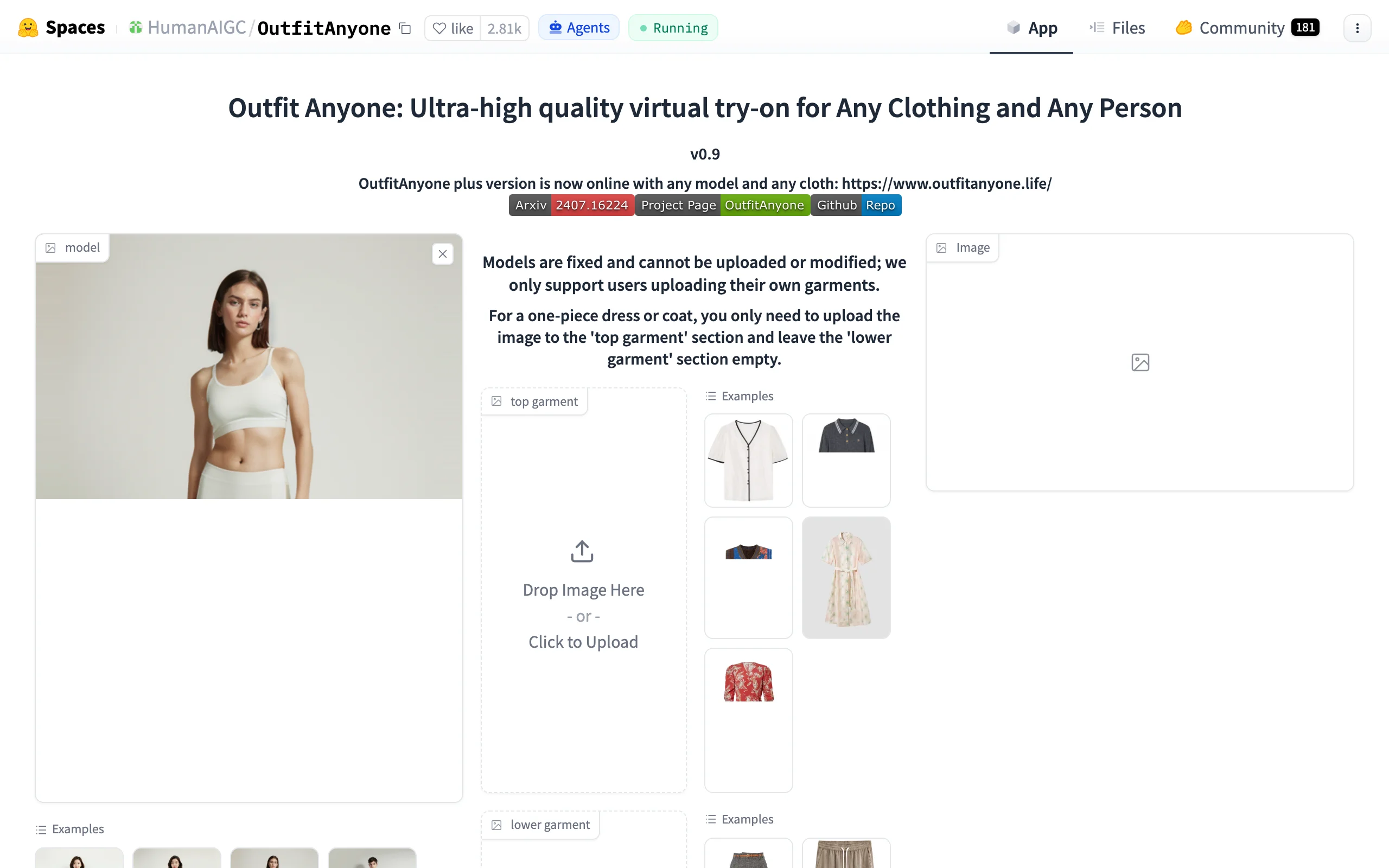 Free Virtual Try On with Outfit Anyone
