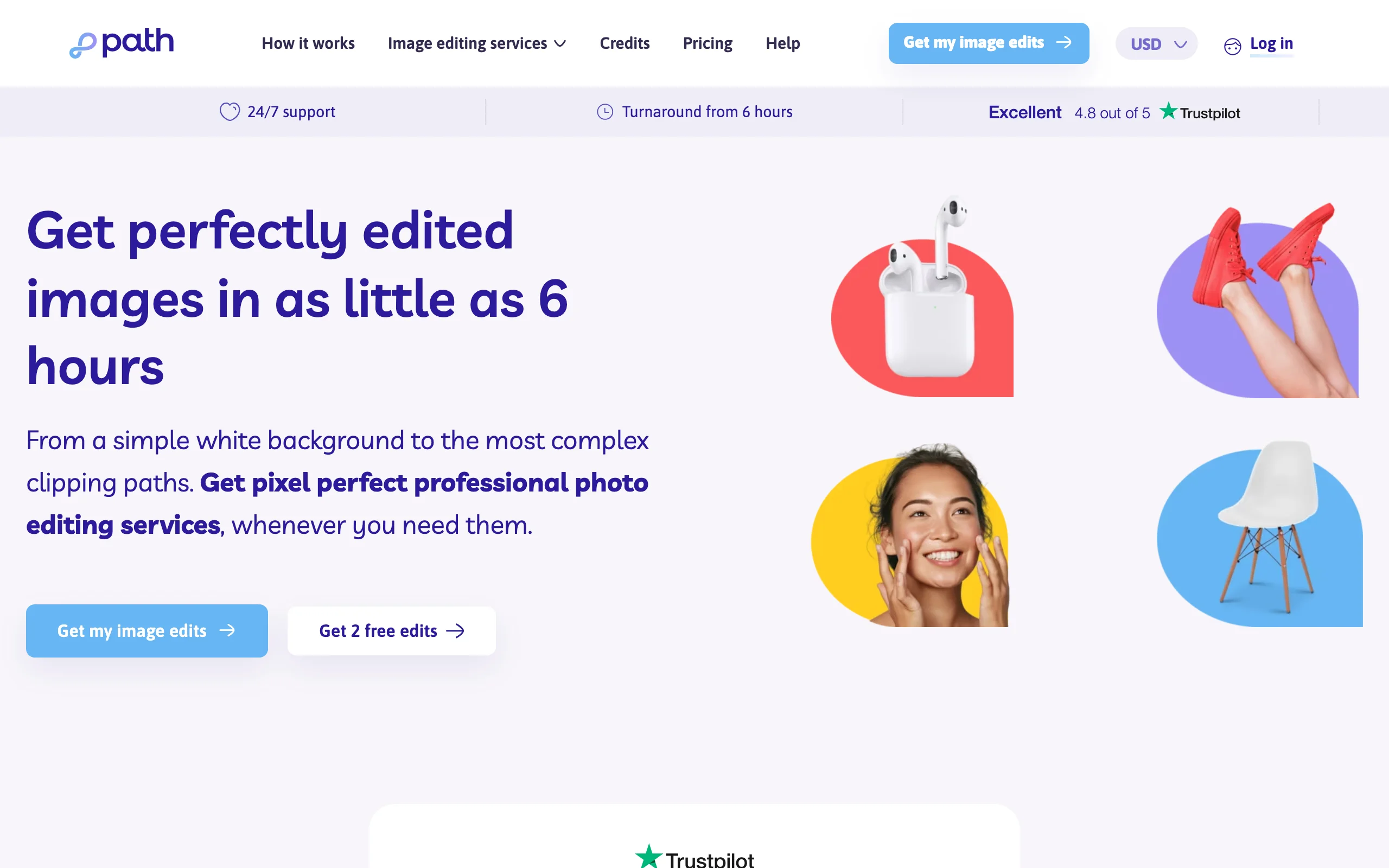 Ghost Mannequin with Path
