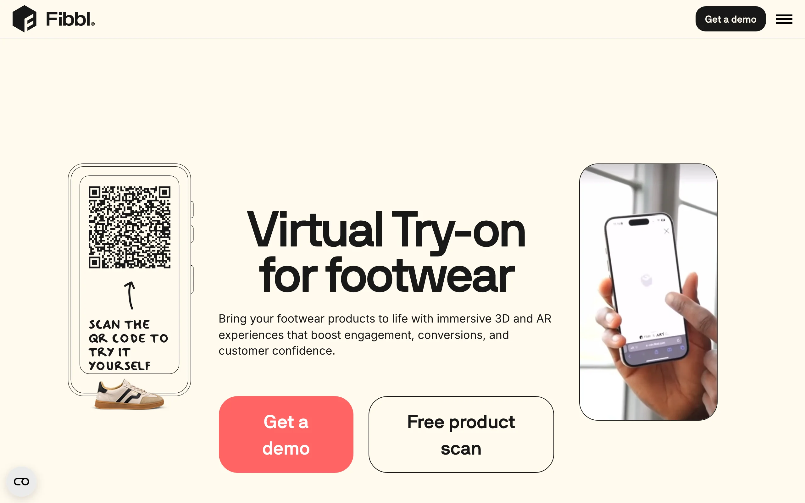 Virtual Try On Shoes with Fibbl