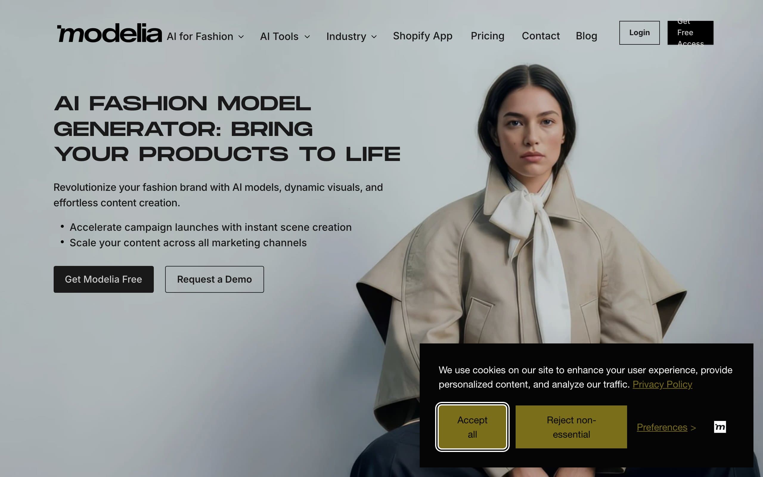 Virtual Try On with Modelia