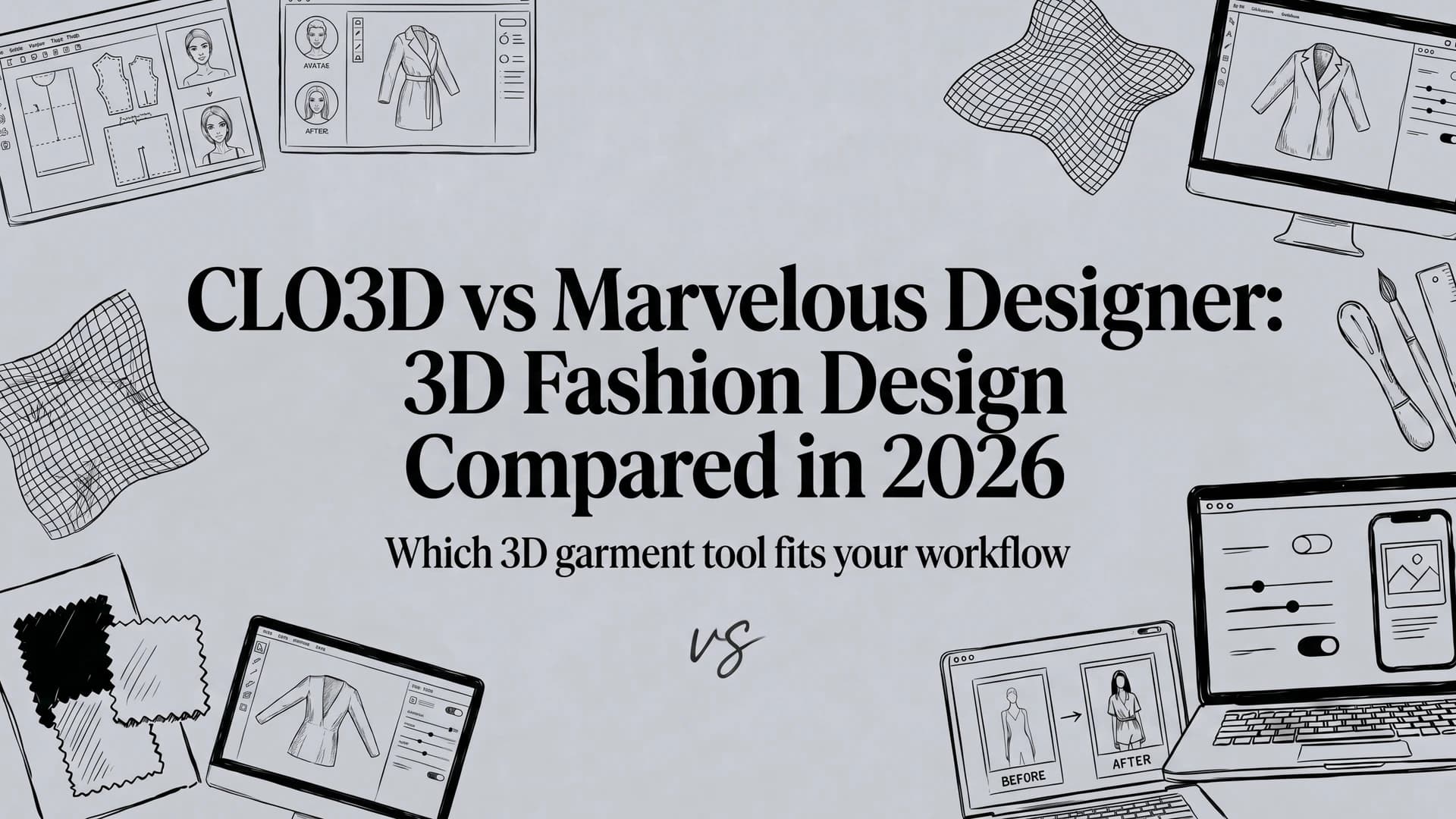 Picture of CLO3D vs Marvelous Designer comparison article