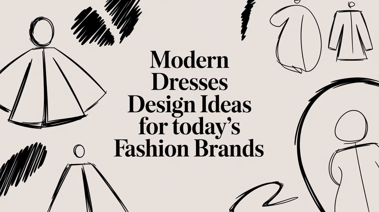 Modern Dresses Design Ideas for Today's Fashion Brands