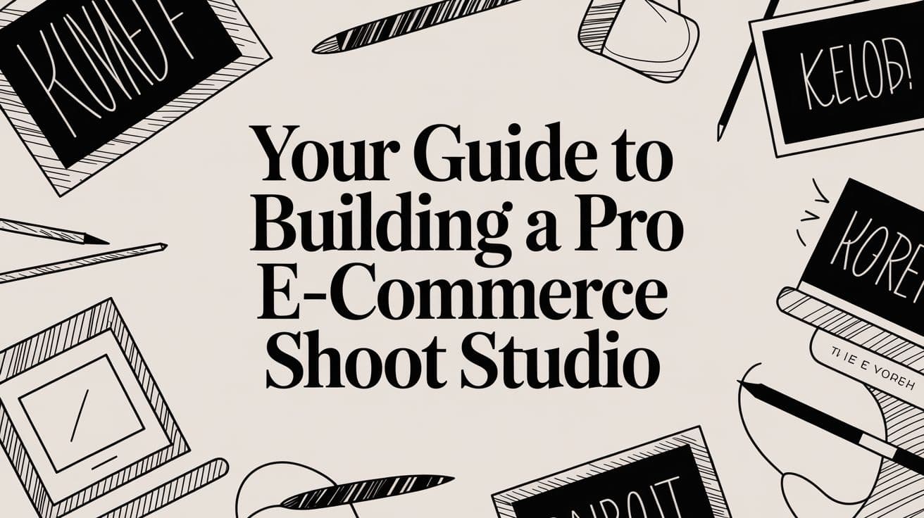 Your Guide to Building a Pro E-commerce Shoot Studio