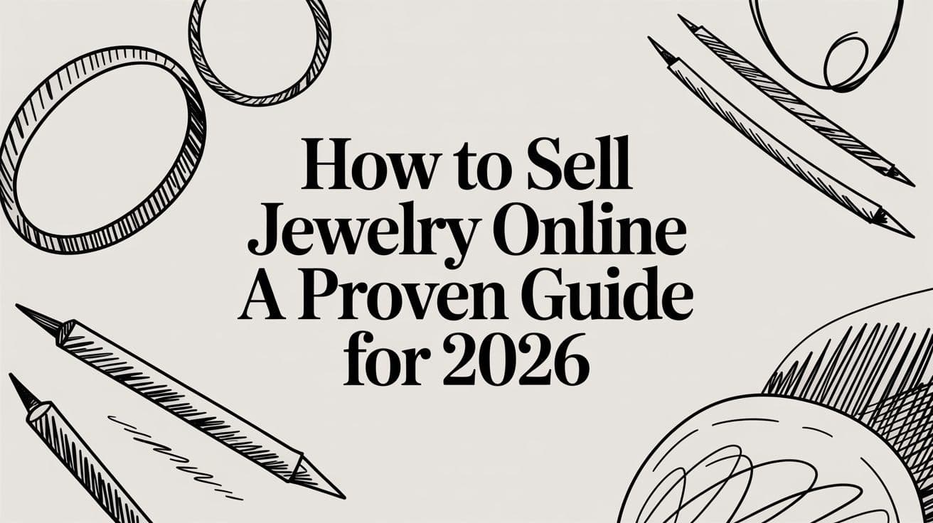 How to Sell Jewelry Online A Proven Guide for 2026