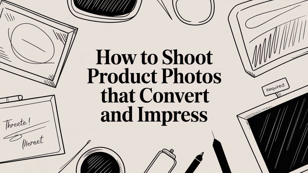 How to Shoot Product Photos That Convert and Impress