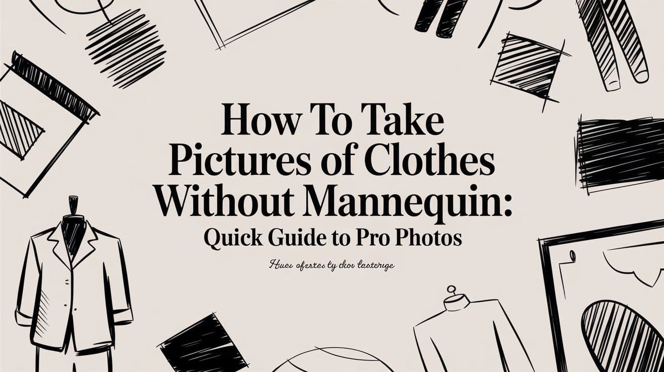 How to take pictures of clothes without mannequin: Quick guide to pro photos