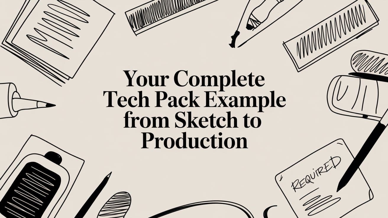 Your Complete Tech Pack Example From Sketch to Production