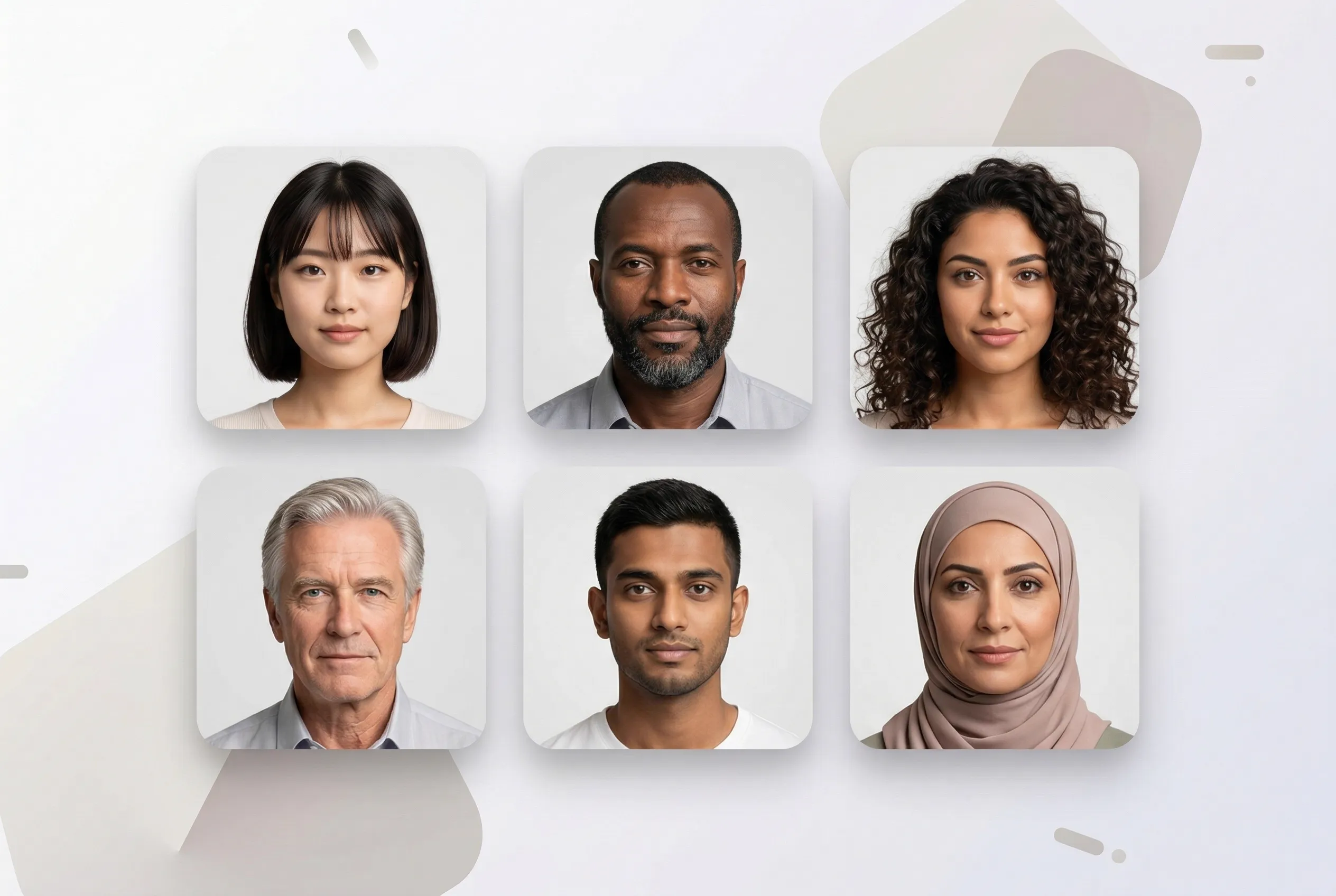 Diverse model representation created with AI model swap