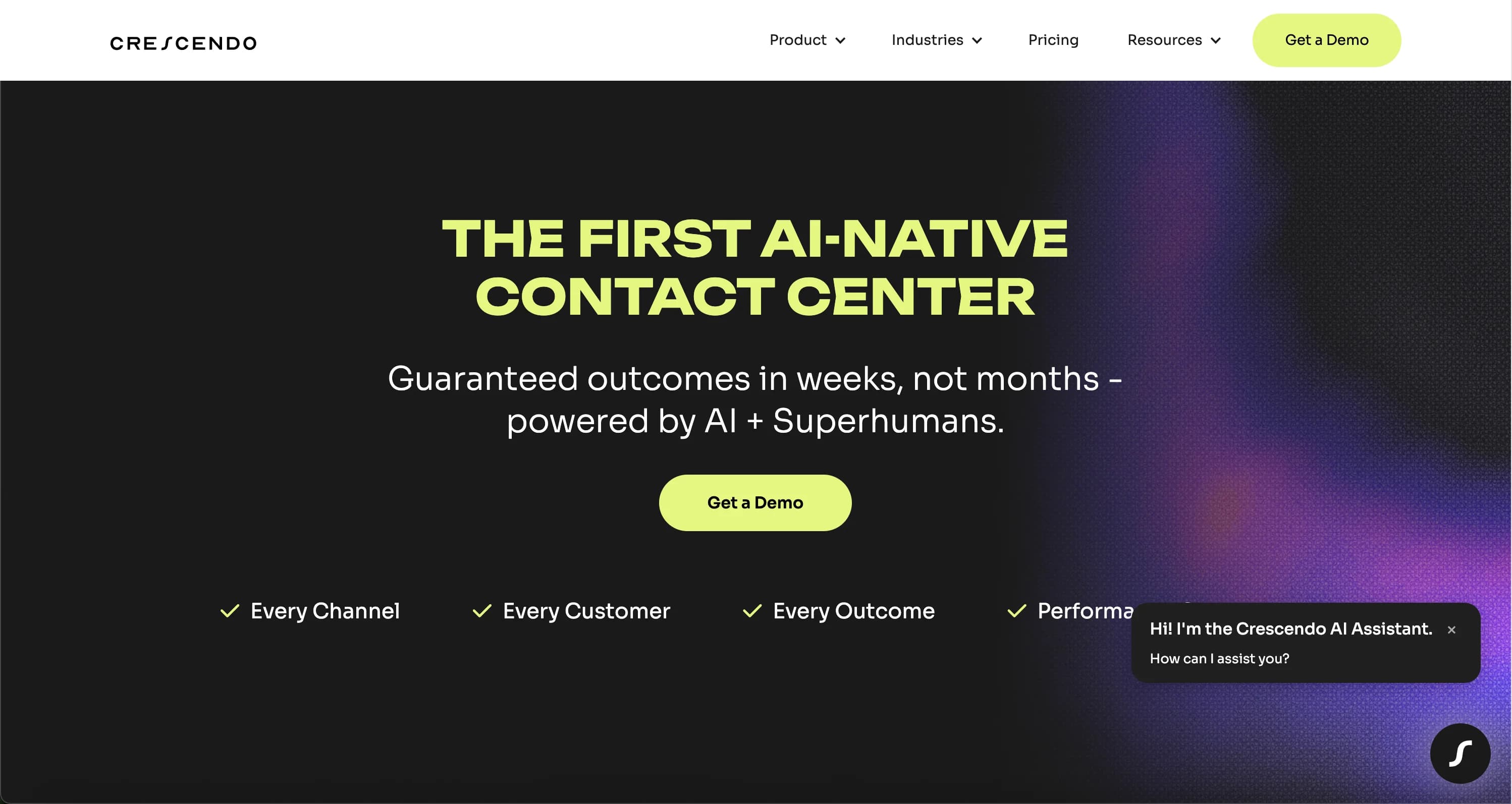 Crescendo AI Customer Support